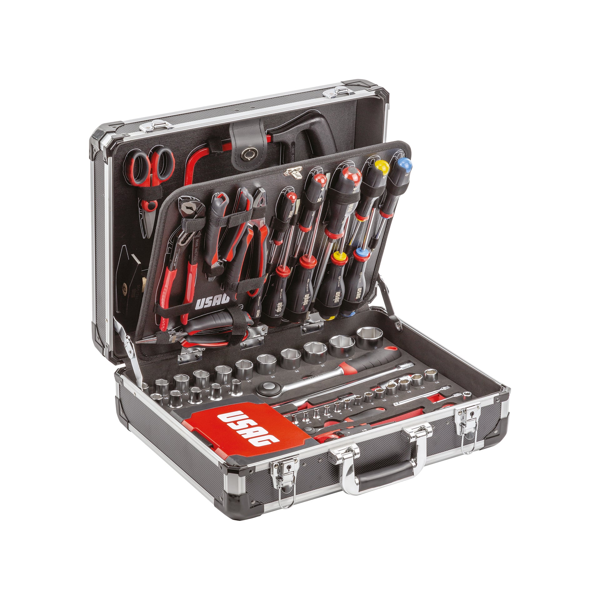 002 JMA - Valigia con ASSORTIMENTO per la MANUTENZIONE (181 pz) - Usag - U00020011 002 JMA - Valigia con ASSORTIMENTO per la MANUTENZIONE (181 pz) - Usag - U00020011